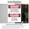 Signmission Do Not Operate Maintenance Bilingual Danger Sign, Vinyl Decal, 7in W x 10in L, 2PK OS-2PACK-DS-D-710-VS-1154 - alternate 4